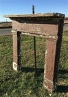 Antique Wood Fireplace Mantel Suround Architectural Salvage Victorian Rustic A43