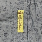 Larry Mahan Cowboy Collection Western Shirt Long Sleeve Floral Print Gray Men Xl