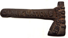 Antique Carrie Nation s  Souvenir Mini Cast Iron Adv  Hatchet Temperest Activist