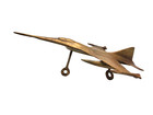 Vintage Solid Brass Jet Fighter Aircraft Model  Figurine