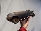 1930 Kingsbury Bluebird Tin Wind Up Land Speed Record  Pressed Steel Racer Car