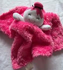 Kyle   Deena Pink Doll Security Blanket Lovey Satin Back Baby Plush 12 