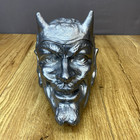 Rare Vintage Devil Ashtray Ussr Metal Demon Mask Mephistopheles Gothic Decor
