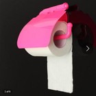 Tissue Box Bathroom Sucker Wall Mounted Toilet Paper Holder Cover Roll