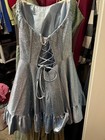Sherri Hill Baby Blue Short Prom Dress Size 4