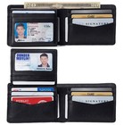 Alpine Swiss Rfid Connor Passcase Bifold Wallet For Men Leather Comes In A Gi   