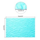 Stained Glass Sheet Mosaic Tile 5 9 Inch X 3 9 Inch  Sea Blue