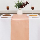 10 Satin Table Runner 12  X 108  Wedding B day Party Banquet Table Decoration Nw