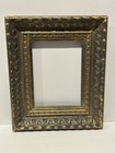 Vintage Wood Distressed White Wash Gold Picture Frame