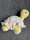Vintage Baby Toy Plush Turtle Musical Wind Up Melody Pastel Eden Toys 11 