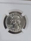 1955-d Silver Washington Quarter Us Mint 25c Uncirculated Coin Ngc Ms 64