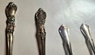 Lot Of 4 Silverplated Spoons Sugar Shovel Ladle Tea Vintage