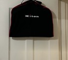 Kiton Branded Garment Bag Cotton Canvas In Black   Red L 40  X W 22 5  New