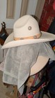 Double Hh Custom Cowboy Hat Tan Beaver With Inlaid Conchos And Braided Horsehair