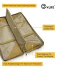 36  42  46  Tactical Soft Padded Double Rifle Case Nylon Guns Carry Molle Bag Us