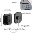 2 Pack Heavy Duty Combination Fridge Lock - Child baby Proofing Lock For Cabinet