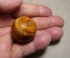 Vintage Buddhist Amulet_magic  khom Thai  Inscribed_bone Bead_262380a