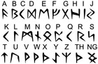 Set Of 28 Runic Alphabet Vinyl Decals V3 Elder Futhark Viking Norse Runes