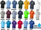 Ink Stitch Design Your Own Embroidery Logo Custom Men Mesh Cool Fit Polo Shirts