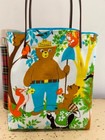 New Nip Fieldcrest Smokey Bear Forest Friends Campfire Deer Flat Sheet Tote Bag