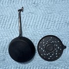 Rare Antique Hitfield 9  Wrought Iron Pan  Sterling Stoves 8 5  Cast Iron Trivet