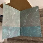 Set Of 12 Vintage Paper Direct Marble Green Supergloss Presentation Folders