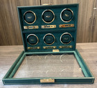 Wolf Britiswh Racing 6 Piece Watch Winder With Cover In Green Color  792441