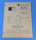 Vintage 1955 Rca Victor  Model 7-bt-9j Transistor Radio Service Manual Original