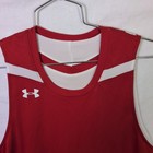 Under Armour Men s Reversible Basketball Jersey   Red white   Adult M