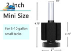3 Pack Aquarium Bio Sponge Filter Breeding Fry Betta Shrimp Nano Fish Tank  smal