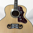 Ship Us Natural Eq Acoustic J200  Guitar Rosewood Fingerboard Spruce Body