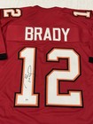 Tom Brady Signed Tampa Bay Buccaneers Football Jersey Coa