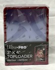 New Ultra Pro 3x4 Red Border Toploader Sports Trading Card Holder 25-count 81159