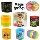 2x Kids Magic Springs  Stretchy Bouncy Party Bag Fillers Glittery Springs Toy