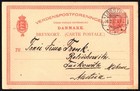 Denmark 1912 Stationary Post Card Cancel L  gst  r  To Austria Sg72p