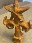 Vintage Lot Cast Iron Fluer De Lis  Texas Star Etc Finials Architectural Details