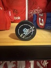 Berkly Catton Signed Seattle Kraken Official Game Puck