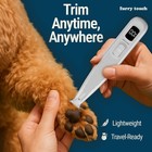 Dog Paw Trimmer - Electric Cordless Pet Clippers For Dogs   Cats - Quiet Dual   