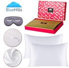 Bluehills 22 Momme Mulberry Silk Pillowcase 3 Piece Gift Set White Standard