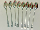 Vintage Oneida Community Silverplate Coronation Set 8 Iced Teaspoons Excellent