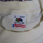 Vintage Fruit Of The Loom Employee Of The Month Shirt Mens Large White Tee Funny