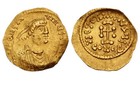Constans Ii  641-668  Tremissis  16mm 1 42 G 6h   Ancient Gold Byzantine Coin