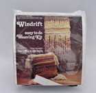 Windrift Weaving Kit W  Loom - Wall Hanging Or Pillow Df401 Vintage Hippie Style