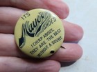 Vintage Pinback Button mayer Shoes advertising Pin Back   a24