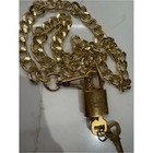  315 Louis Vuitton  Key   Padlock With Unbranded Gold Plated Chain