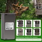    2pcs Battery For Tactacma Hunting Camera Reveal X Gen 3 0  2 0  X Pro 3 0 Sk Xb