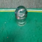Vtg Hemingray No  9 Blue-green Glass Insulator Pat  May 2  1893  With Two Chips 