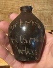 Antique Pair Miniature Harper Nelson Co Stoneware Whiskey Jugs Kentucky