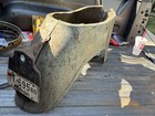 Original Steel Triumph 21  3ta  Bathtub Rear Fairing W  Original Script Emblem