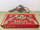 Vintage The Sheriff Repeating Toy Pistol Cap Gun With Box Rare